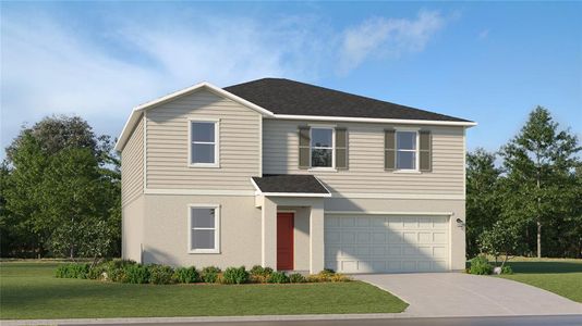 New construction Single-Family house 13033 Calcite Blue Ave, Wimauma, FL 33598 Eclipse- photo 0