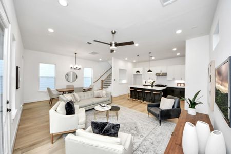 New construction Single-Family house 717 Marcella St, Unit E, Houston, TX 77091 - image 7