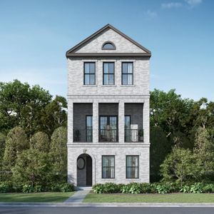 New construction Townhouse house 3505 Ridgeway Valley Ln, Houston, TX 77055 plan The Rebecca - image