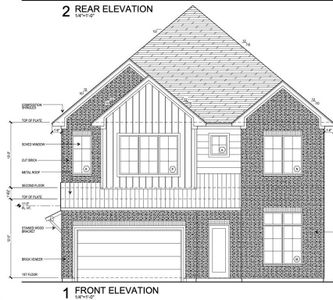 Projected front elevation of 404 Columbia Street.