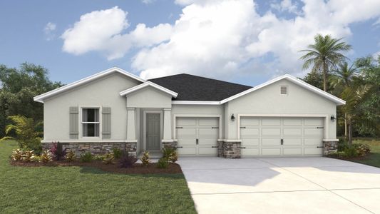 New construction Single-Family house 10425 Woodland Garden Wy, Parrish, FL 34219 plan Camden - image