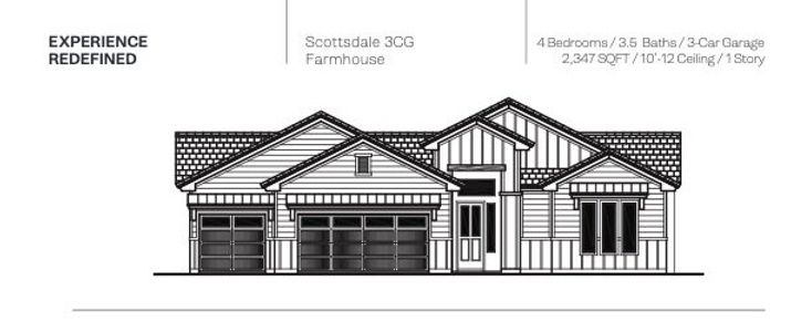 New construction Single-Family house 321 Emerald Space Pl, El Paso, TX 79928 plan Scottsdale - image