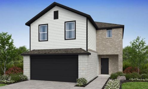 New construction Single-Family house 409 Breccia Trl, Liberty Hill, TX 78642 Harrier- photo 0