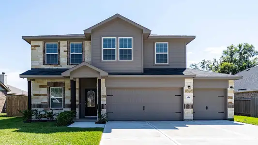 New construction Single-Family house 359 Twin Lakes Boulevard W, West Columbia, TX 77486 plan Rio Grande - image