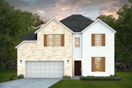 New construction Single-Family house 1324 Hallettsville, San Antonio, TX 78253 plan Wheeler - image