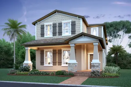 New construction Single-Family house 17413 Beachgrass Aly, Winter Garden, FL 34787 plan Wekiva - Avenue Collection - image