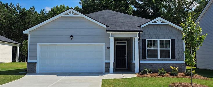 New construction Single-Family house 8595 Seabisuit Road, Lithonia, GA 30058 Aria- photo 0