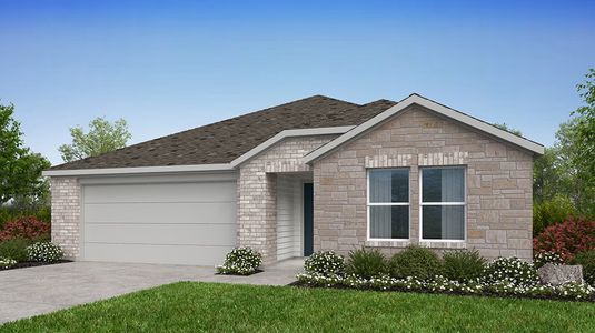 New construction Single-Family house 304 Stinchcomb Road, Hutto, TX 78634 - photo 0