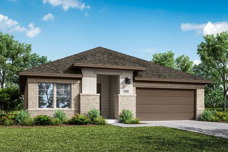 New construction Single-Family house 256 Faulkner St, Liberty Hill, TX 78642 plan Clebourne - image