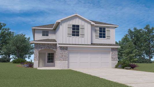 New construction Single-Family house 124 Soda Circle, Buda, TX 78610 The Kate- photo 0