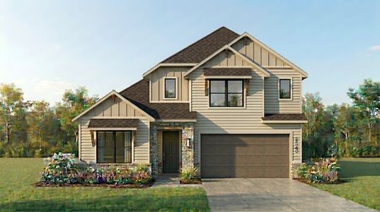 New construction Single-Family house 112 Green Brush Dr, Liberty Hill, TX 78642 plan Torres - image