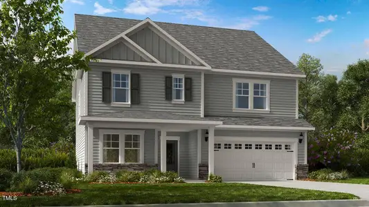New construction Single-Family house 241 Tidal Pool Wy, Cary, NC 27519 Hamilton- photo 0