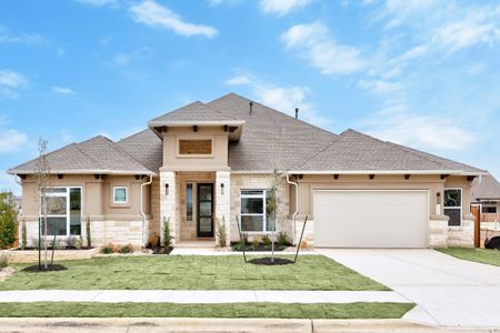 New construction Single-Family house 120 Chantilly Wy, Georgetown, TX 78628 plan Chesapeake - image