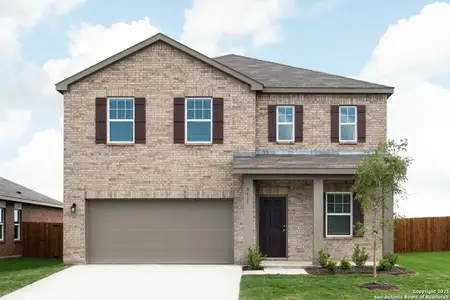 New construction Single-Family house 10134 Pine River Dr, Schertz, TX 78154 plan Spectra - image