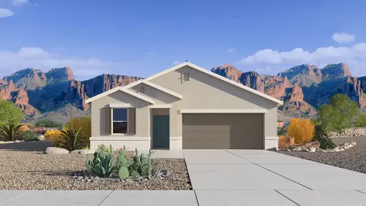 New construction Single-Family house 5686 E Azara Dr, San Tan Valley, AZ 85140 plan Swan - image