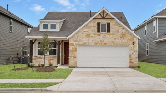 New construction Single-Family house 104 Palo Brea Loop, Hutto, TX 78634 - photo 0