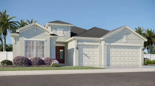 New construction Single-Family house 1381 Se Willow Oaks St, Port St. Lucie, FL 34984 plan Summerville - image