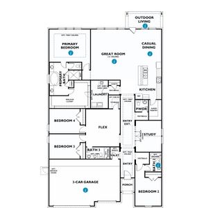New construction Single-Family house 16507 Verbena Glen Dr, Hockley, TX 77447 plan 5029 - image 3