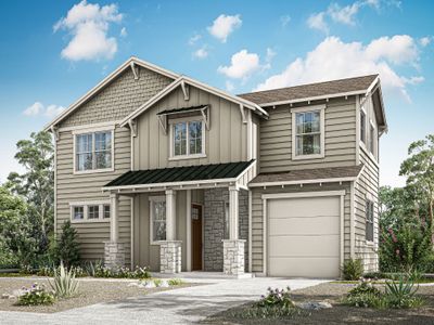 New construction Single-Family house 2414 Drew Ln, Austin, TX 78748 plan The Hamilton - image 1
