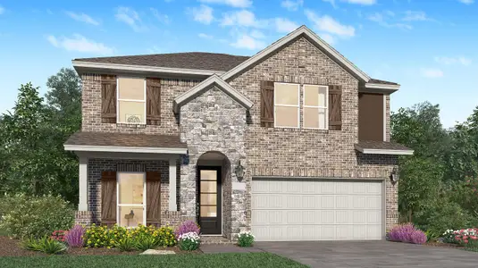 New construction Multi-Family house 16611 Prairie Rose Bend Ln, Hockley, TX 77447 plan Thornton - image