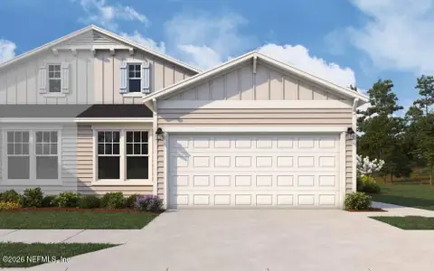 New construction Townhouse house 1249 Brook Forest Dr, St. Augustine, FL 32092 - image