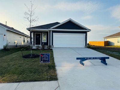 New construction Single-Family house 12200 Pike Bnd, Mustang Ridge, TX 78610 plan The Caroline - image