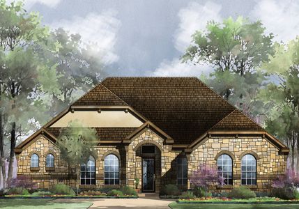 New construction Single-Family house San Antonio, TX 78260 plan Calais - image