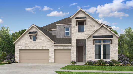 New construction Single-Family house 2801 Sh-71 E, Cedar Creek, TX 78612 plan Travis - image