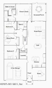 New construction Single-Family house 3198 Tupelo Lp, Green Cove Springs, FL 32043 plan Sierra II - image