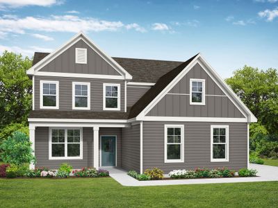 New construction Single-Family house 1030 Tisdale Dr, White House, TN 37188 plan The Ash A Side-Entry - image