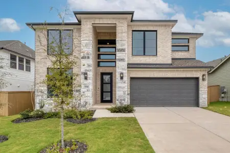 New construction Single-Family house 254 Coleto Trl, Bastrop, TX 78602 plan The Alden IX - image