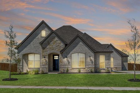 New construction Single-Family house 722 Winecup Wy, Midlothian, TX 76065 plan Concept 2199 - image