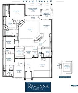New construction Single-Family house 15682 Audubon Park Dr, Pinehurst, TX 77362 plan Plan 2909AU - image 2