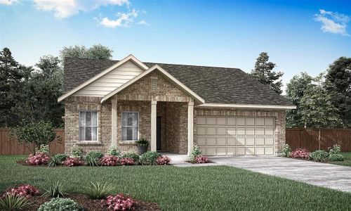 New construction Single-Family house 275 Denali Drive, Kyle, TX 78640 Kimble- photo 0