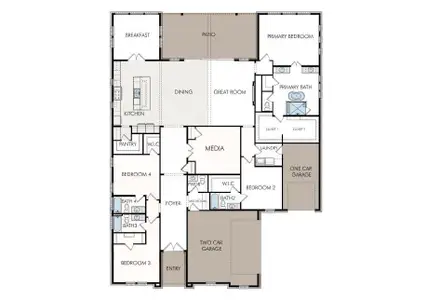 New construction Single-Family house 205 Three Rivers Rd, Georgetown, TX 78633 plan The Emory - image 3