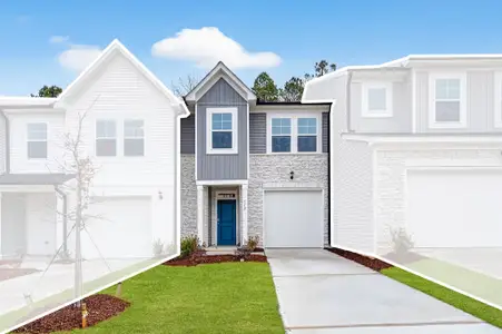 New construction Townhouse house 572 Barrington Row Ave, Zebulon, NC 27597 plan Fairview - image