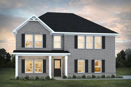New construction Single-Family house 420 River Walk Farm Pwy, Covington, GA 30014 plan Jodeco Front Porch - image