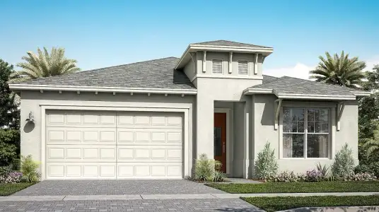 New construction Single-Family house 838 Cinder Pl Nw, Palm Bay, FL 32907 plan Key Largo - image
