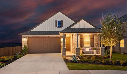 New construction Single-Family house 20609 Ed Townes Ter, Manor, TX 78653 Larimar- photo 1 1