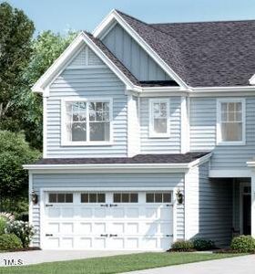 New construction Townhouse house 2458 Englemann Dr, New Hill, NC 27562 Marigold - Interior Home - Townhome Series- photo 0