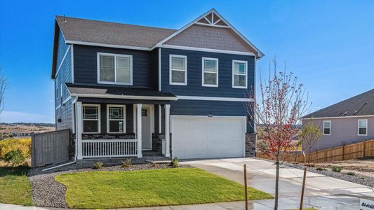 New construction Single-Family house 18344 Prince Hill Circle, Parker, CO 80134 HENLEY- photo 0