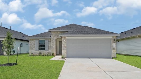 New construction Single-Family house 31235 Yatesbury Ln, Fulshear, TX 77441 BAXTOR- photo 0