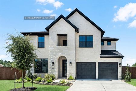 New construction Single-Family house 210 Madrone Trl, New Caney, TX 77357 plan The Alden II - image