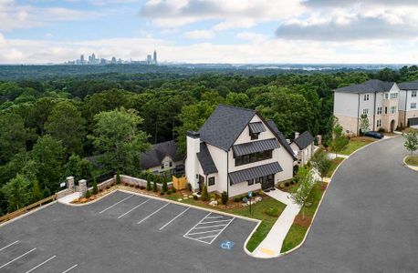 New construction Townhouse house 3912 Allegretto Cir, Atlanta, GA 30339 Marigold Homeplan- photo 54 54