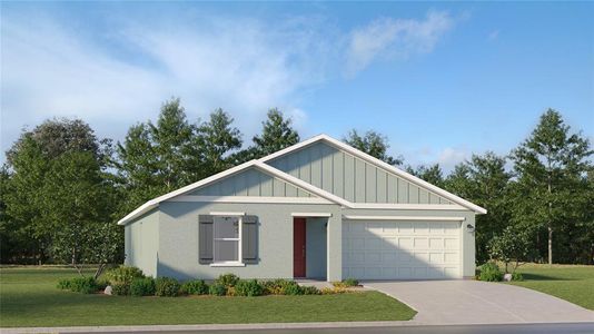 New construction Single-Family house 13016 Calcite Blue Ave, Wimauma, FL 33598 Bloom- photo 0