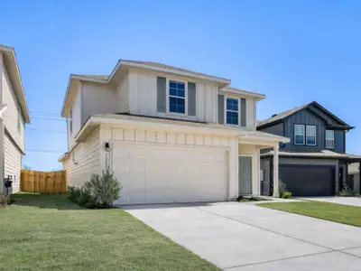 New construction Single-Family house 12421 Silversmith Ln, Mustang Ridge, TX 78610 plan The Florence - image