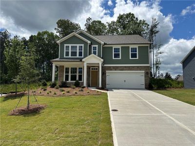New construction Single-Family house 5377 Heron Bay Blvd, Locust Grove, GA 30248 Hampstead- photo 0