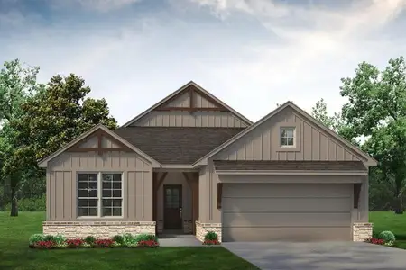 New construction Single-Family house 1409 Cedar Trail, Azle, TX 76020 Cascade II- photo 0