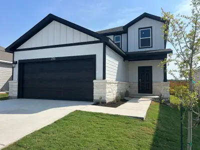 New construction Single-Family house 256 Firefox Wy, Jarrell, TX 76537 plan Hampton - image