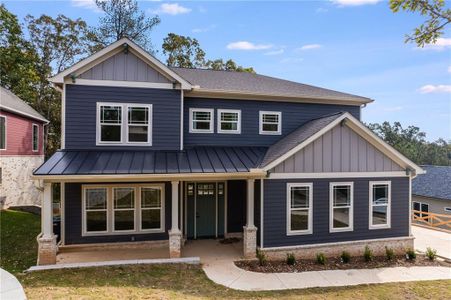New construction Single-Family house 9091 Hanover St, Lithia Springs, GA 30122 plan Wallace - image